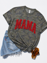 Load image into Gallery viewer, PUFF PRINT MAMA CAMO TEE
